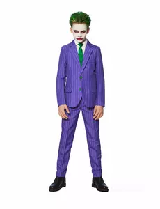 Mr. Joker barnekostyme Suitmeister, Størrelse: 4–6 år (98–104 cm)