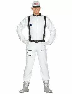 Astronautkostyme for menn, Størrelse: Medium (48-50)
