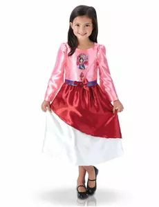 Klassisk Mulan-kostyme for barn, Størrelse: 3–4 år (90–104 cm)