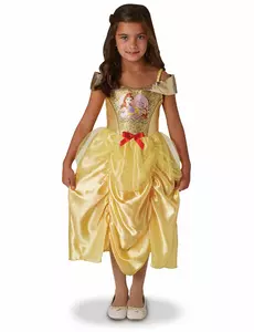 Klassisk paljett Belle-jentekostyme, Størrelse: 3–4 år(90–104 cm)