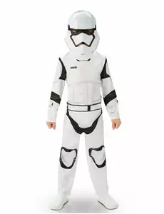 Klassisk StormTrooper Star Wars VII barnekostyme, Størrelse: 7–8 år (122 – 128 cm)