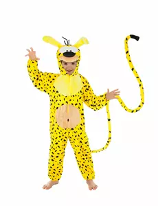 Marsupilami jumpsuit-kostyme til barn, Størrelse: 5–6 år (116 cm)