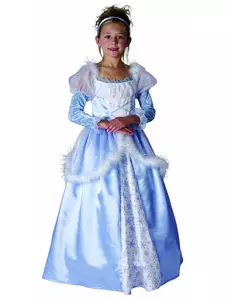 Prinsessekostyme for barn, Størrelse: 4–6 år (110–120 cm)