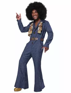 Disco jeans-kostyme for menn