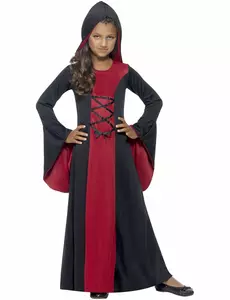 Fortryllende Halloween-kostyme til jente, Størrelse: 4–6 år (115/128 cm)