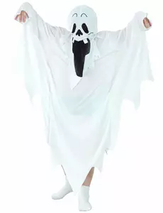 Barnas Halloween-spøkelseskostyme, Størrelse: 4–6 år (110–120 cm)