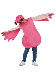 Flamingokostyme for barn, Størrelse: 3–4 år (92–104 cm)
