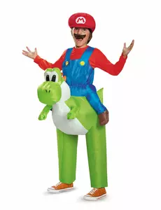 Nintendo® Mario on Yoshi oppblåsbart kostyme for barn