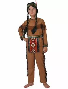 Indisk guttekostyme, Størrelse: 7–9 år(120–130 cm)