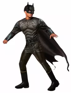Deluxe Batman-kostyme for voksne, Størrelse: M/L