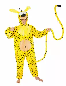 Marsupilami-kostyme for voksne, Størrelse: Small/Medium (164 cm)