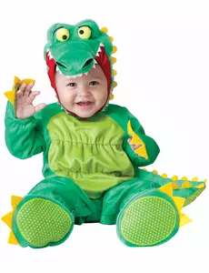 Mini-dinosaurkostyme til baby - klassisk, Størrelse: 0–6 måneder (58–66 cm)