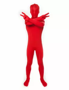 Morphsuits rød jumpsuit-kostyme til barn, Størrelse: 10–12 år L (136–152 cm)