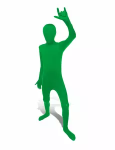 Morphsuits Grønn Jumpsuit Kostyme til Barn