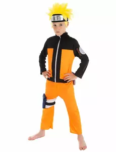 Naruto-kostyme til barn, Størrelse: 9–10 år (140 cm)