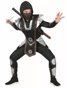 Ninja-kostyme til gutter, Størrelse: 3–4 år (92–104 cm)