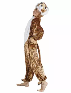 Liten tigerkostyme til barn, Størrelse: 4–6 år (104–116 cm)