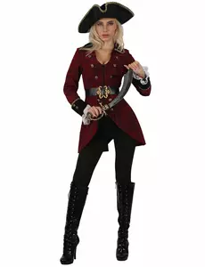 Piratkostyme for kvinner, Størrelse: Small