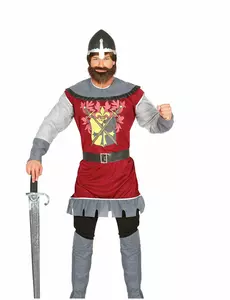 Prinsridderkostyme for voksne, Størrelse: Medium (48-50)