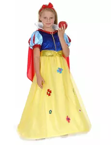 Blomsterprinsessekostyme til jenter, Størrelse: 7–9 år (120–130 cm)