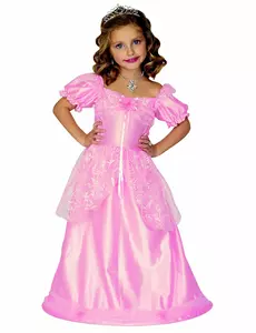 Prinsessekostyme med puffermer til jenter, Størrelse: 3–4 år(110 cm)