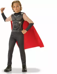 Klassisk Thor-kostyme til gutt, Størrelse: 7–8 år (122 – 128 cm)