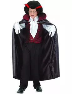 Elegant vampyrkostyme til gutter, Størrelse: 4–6 år (110–120 cm)