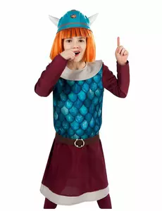 Vik Viking-kostyme for barn, Størrelse: 3–4 år 98–104 cm)
