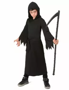 Barns Soul Reaper Halloween-kostyme, Størrelse: 5–6 år (S)