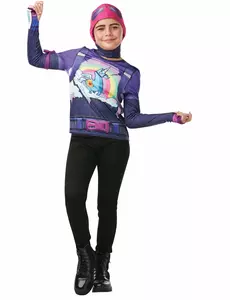 Fortnite Teen Brite Bomber T-skjorte og Balaklava