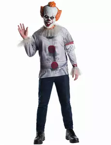 Voksen Ca T-skjorte og maske, Størrelse: Medium/Large