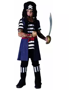 Tatovert piratkostyme for gutter, Størrelse: 4–6 år (110–120 cm)