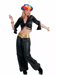 Svart topp for kvinnelige dansere