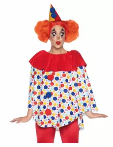 Dametunika med klovnehatt