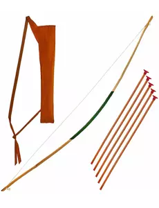 Bue med etui og piler 100 cm