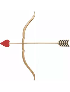 Valentinsdagen Amors pil og bue
