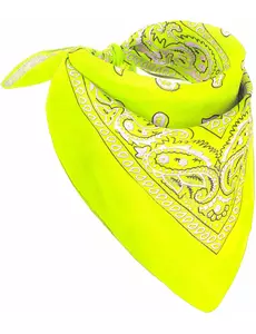 Fluorescerende gul bandana for voksne