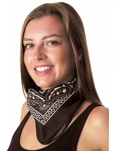 Svart bandana for voksne