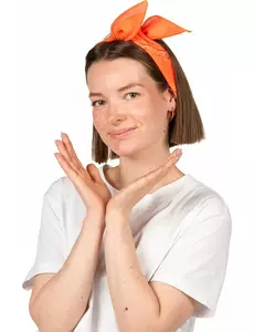 Fluorescerende oransje bandana for voksne