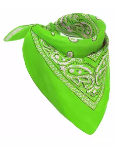 Fluorescerende grønn bandana for voksne