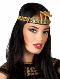 Egyptisk pannebånd med kunstige juveler til voksne