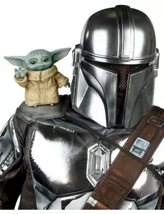Baby Yoda skulder