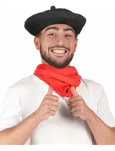 Tradisjonell svart beret