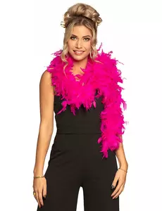 Luksus fuchsia boa 80 g