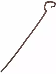 Luksuriøs brun gjeterstokk 167 cm