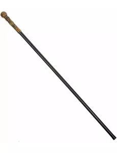 Svart og gullfarget stokk 108 cm