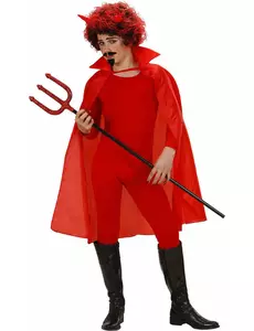 Red cape with child's collar