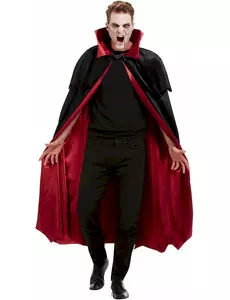 Luksuriøs fløyelskappe med vampyrer for voksne