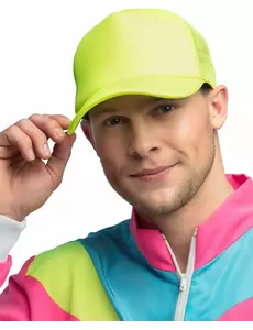 Fluorescerende gul hette for voksne