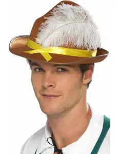 Voksen bayersk Oktoberfest-hatt